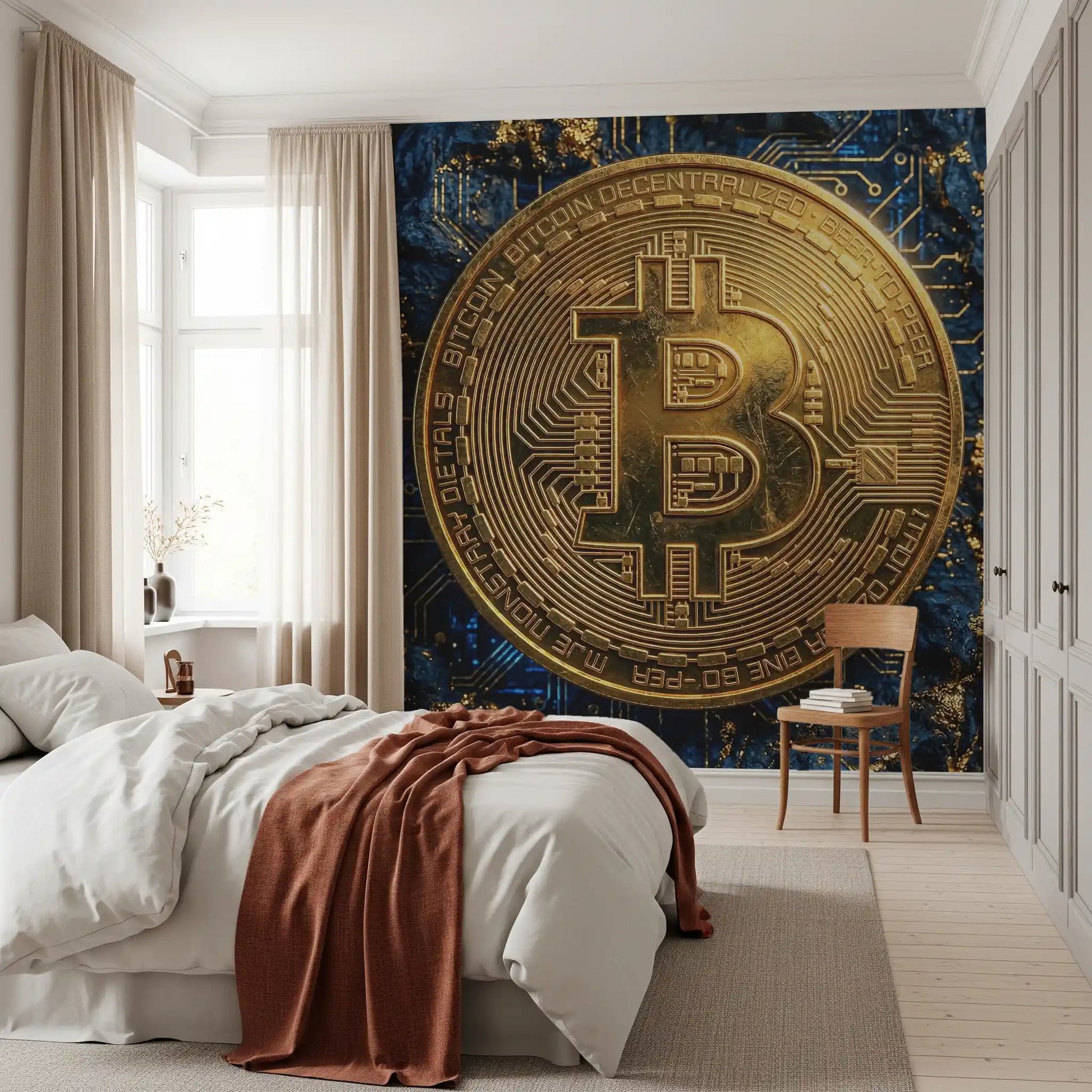 Digital Gold Standard Wall Mural