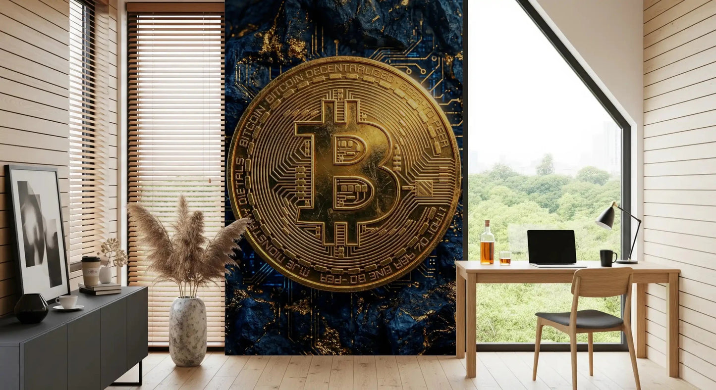 Digital Gold Standard Wall Mural