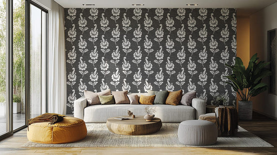 Elegant Black Damask Wallpaper Mural
damask-06