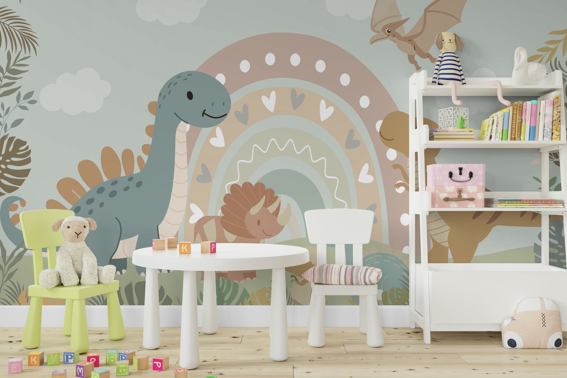 The design feels whimsical and peaceful.

