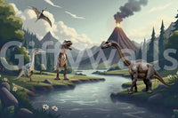 Dino river valley, peaceful and calm

