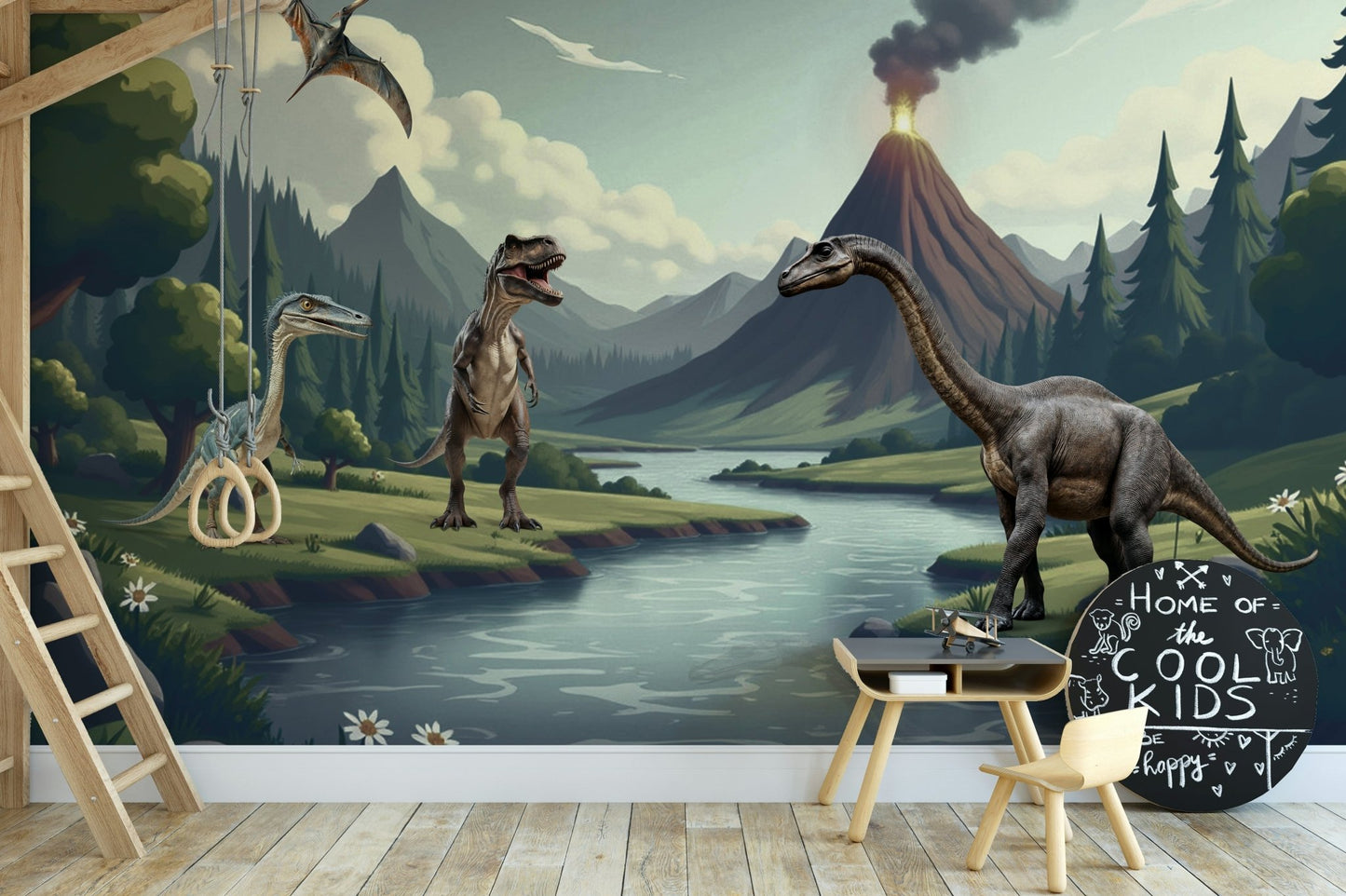 Dino river valley, detailed view

