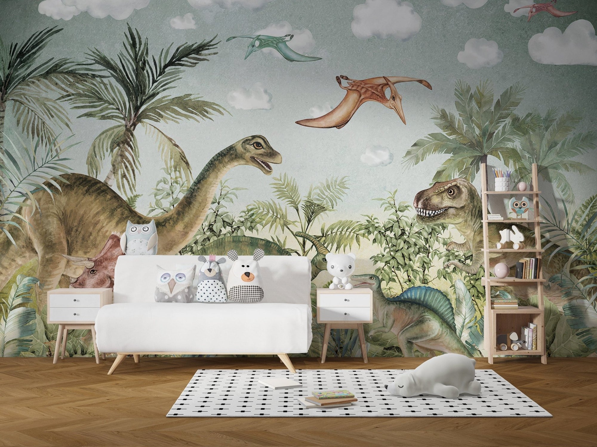 Immemorial Jurassic wallpaper mural design A449
