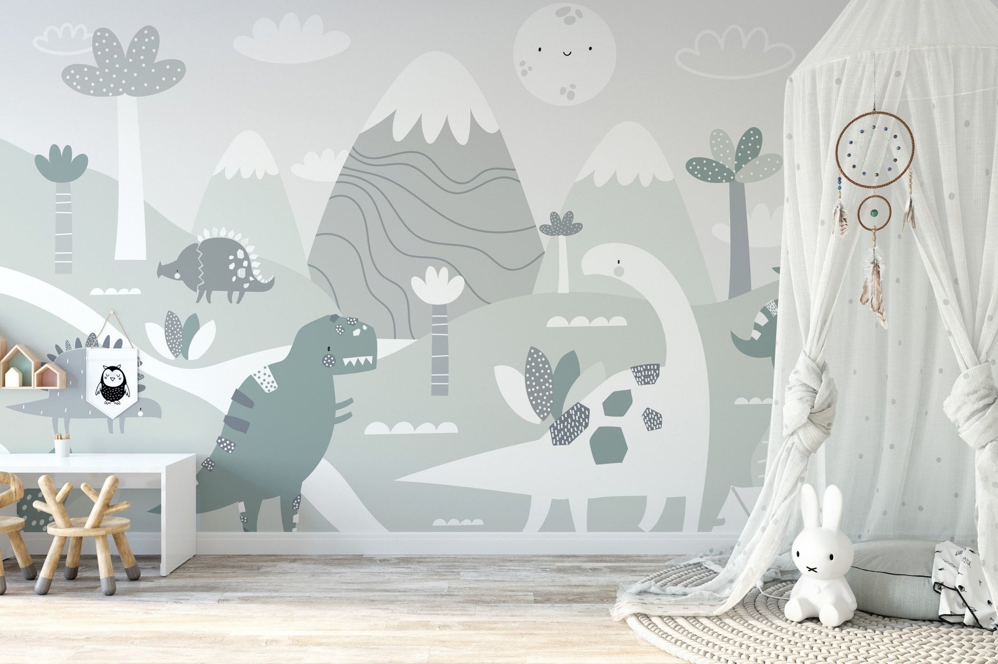 Dinosaur World Kids Wallpaper Murals - Giffywalls, A417