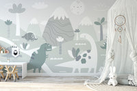 Dinosaur World Kids Wallpaper Murals - Giffywalls, A417