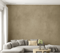 Living room styled with Dirty Paper Chamois wall mural in soft beige texture, GD9232
