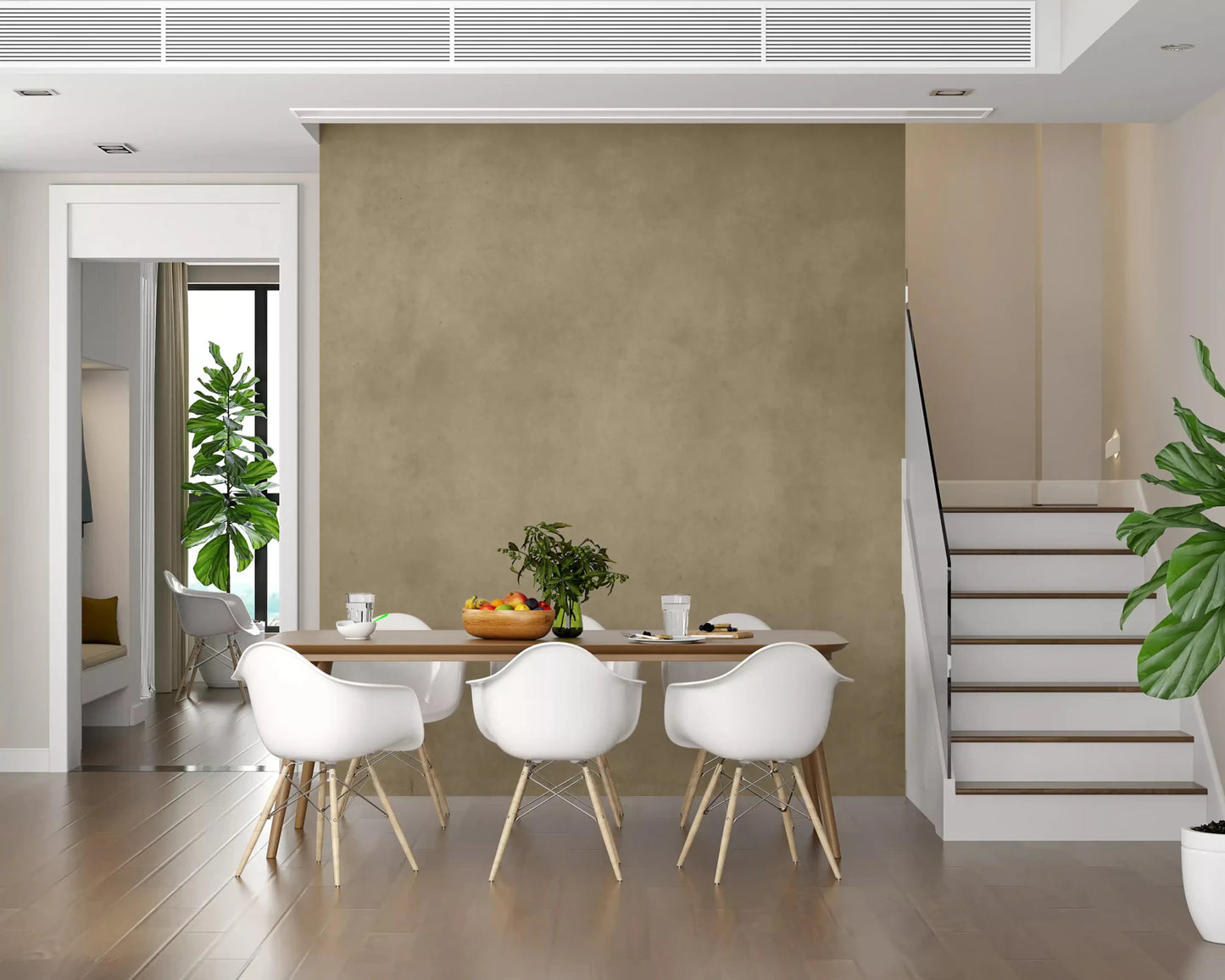 Dirty Paper Chamois wall mural featuring beige tones and gentle variation, GD9232