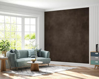 Minimal textured wall mural with Dirty Paper Chocolate dark earthy appearance, GD9233