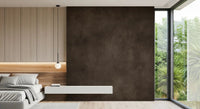 Bedroom wall featuring Dirty Paper Chocolate wall mural with rich matte finish, GD9233