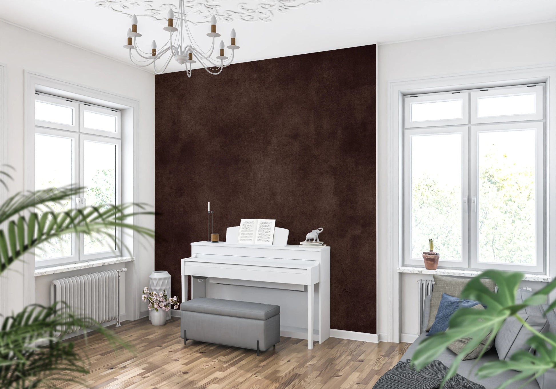 Dirty Paper - Cognac Wall Mural