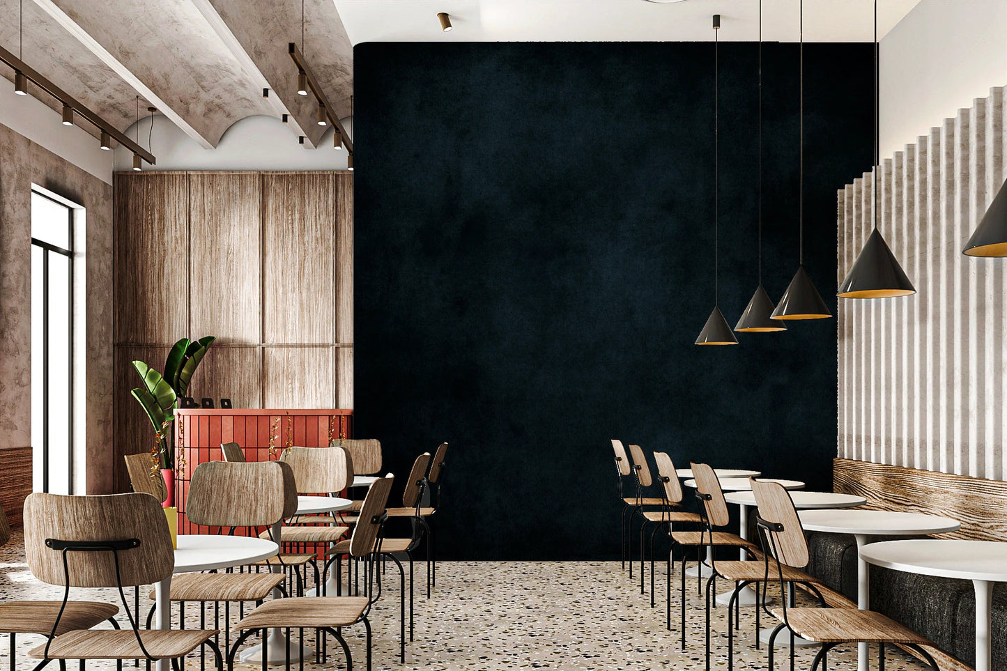 Dirty Paper - Midnight Wall Mural