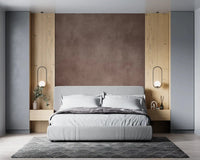 Soft plaster texture wall mural in Dirty Paper Mulberry natural tone style, GD9234