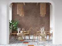 Dirty Paper Mulberry wall mural featuring muted brown tones and light variation, GD9234