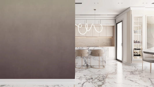 Dirty Paper - Ombre Lilac wall mural with dusty lilac tonal depth
