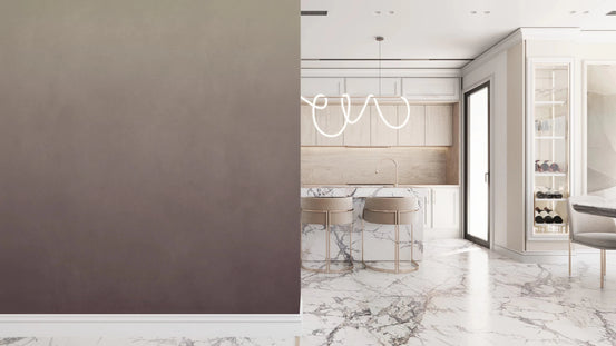 Dirty Paper - Ombre Lilac wall mural with dusty lilac tonal depth, GD8216