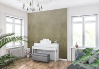 Home office setup featuring Dirty Paper Ombre Tobacco Wall Mural design