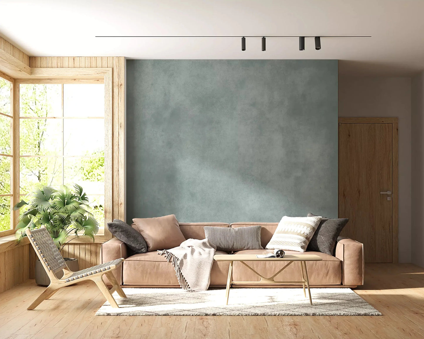Dirty Paper Pool wall mural showing faded blue tones and smooth texture, GD9235