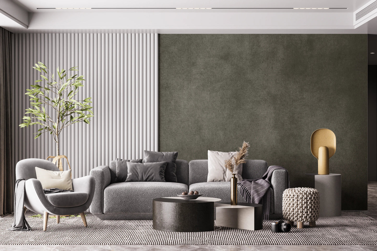 Dirty Paper - Putty Wall Mural