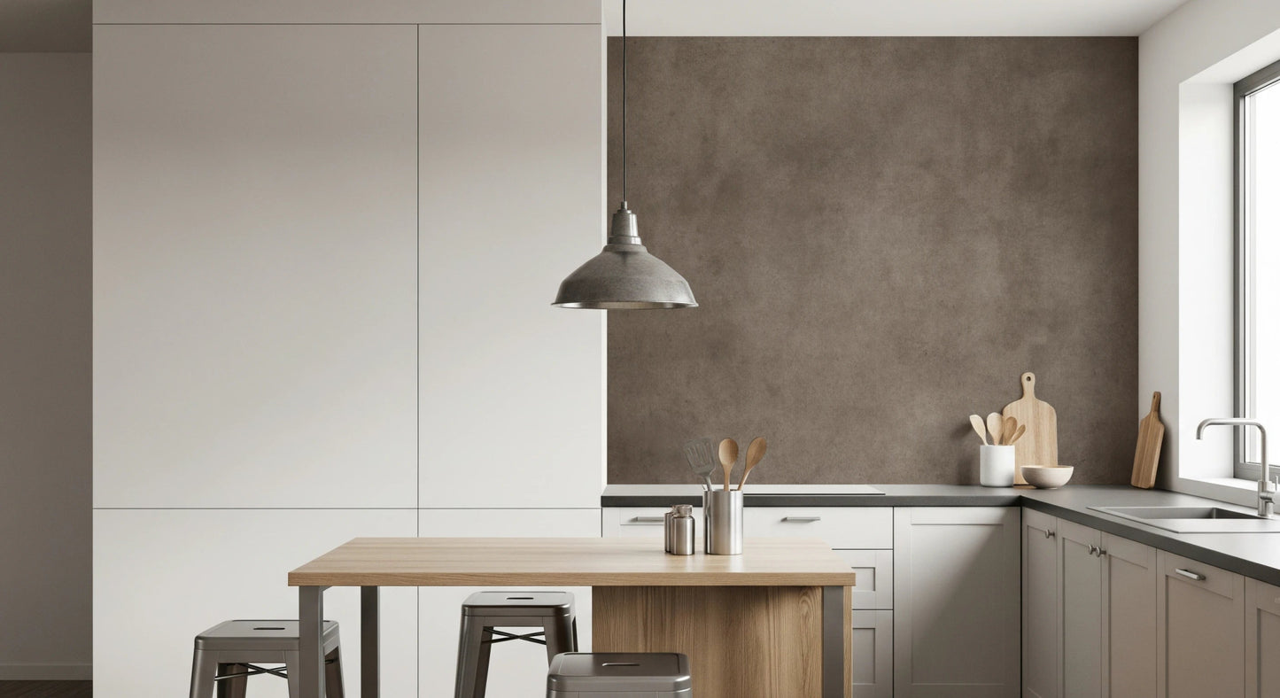 Dirty Paper - Taupe Wall Mural