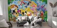Animated Disney wall mural for playful interiors

