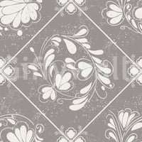 Classic flower tile pattern for a stylish boutique lounge wall