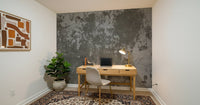 Rustic bedroom accent wall using Distressed Wall wallpaper., GD6060