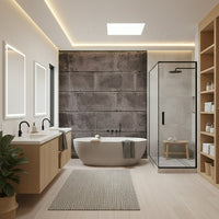 Detailed view of the realistic weathered plaster in the Wall Mural.