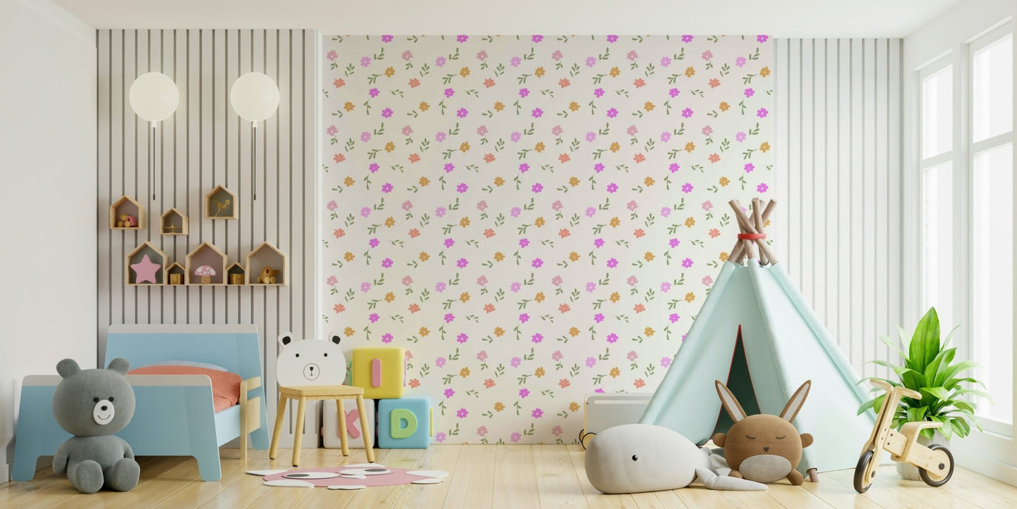 Ditsy Blooms Wallpaper⁠
