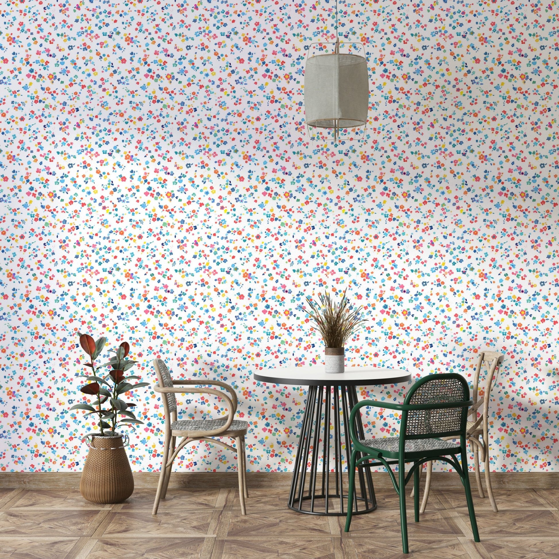 Playful kids room wallpaper


