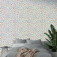 Ditsy multicolor flower print

