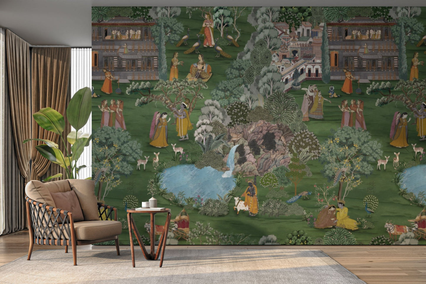 Spiritual Vrindavan moments wallpaper

