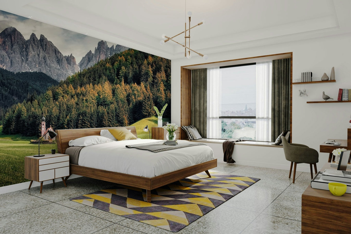 Dolomite Vista Wall Mural