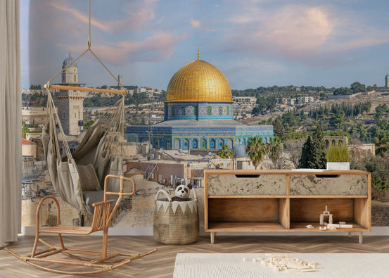 Dome of the Rock cityscape wall mural, GD2652