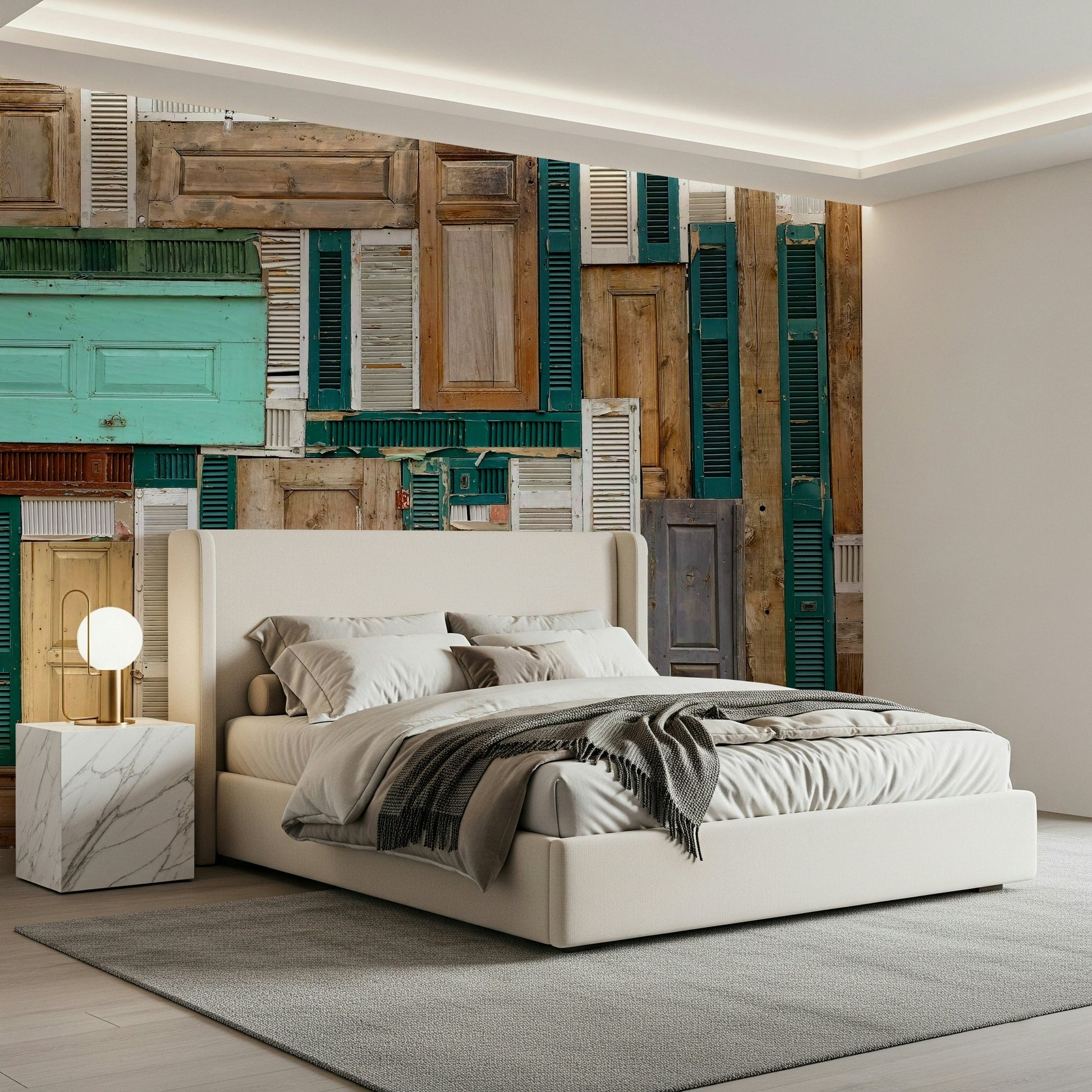 A serene flowing design wall mural for your decor.