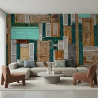 A classic abstract design wallpaper for walls.