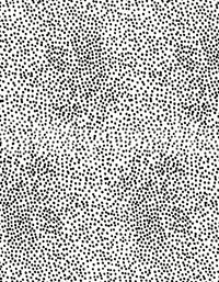 Minimalist geometric dot pattern in a bright living space mural.