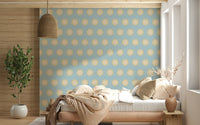 Abstract diamond grid of the Dotted Diamonds Wallpaper.