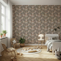 Artistic Dove & Berry Delight print, abstract fruit and tranquil birds., GD6994