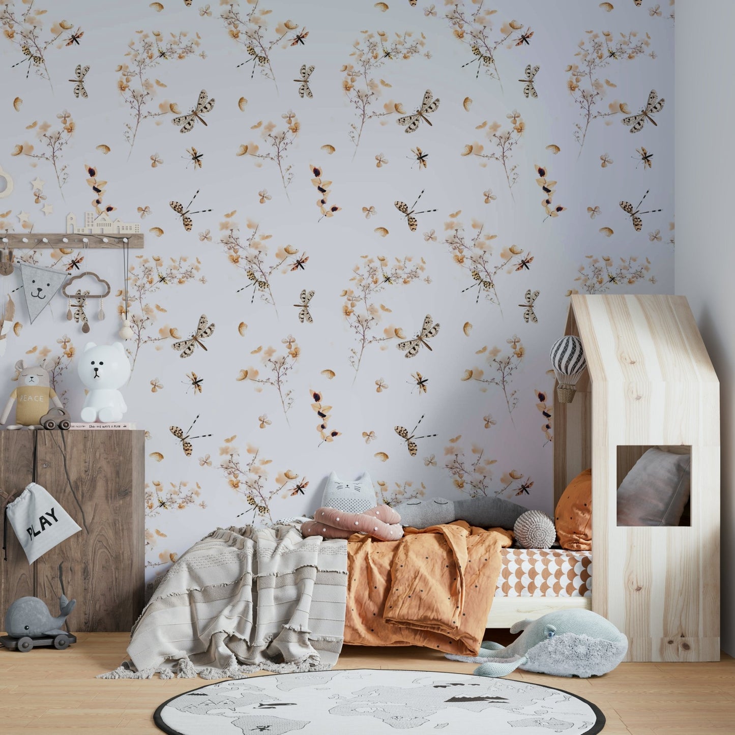 The overall mood is one of peace and quiet elegance.
