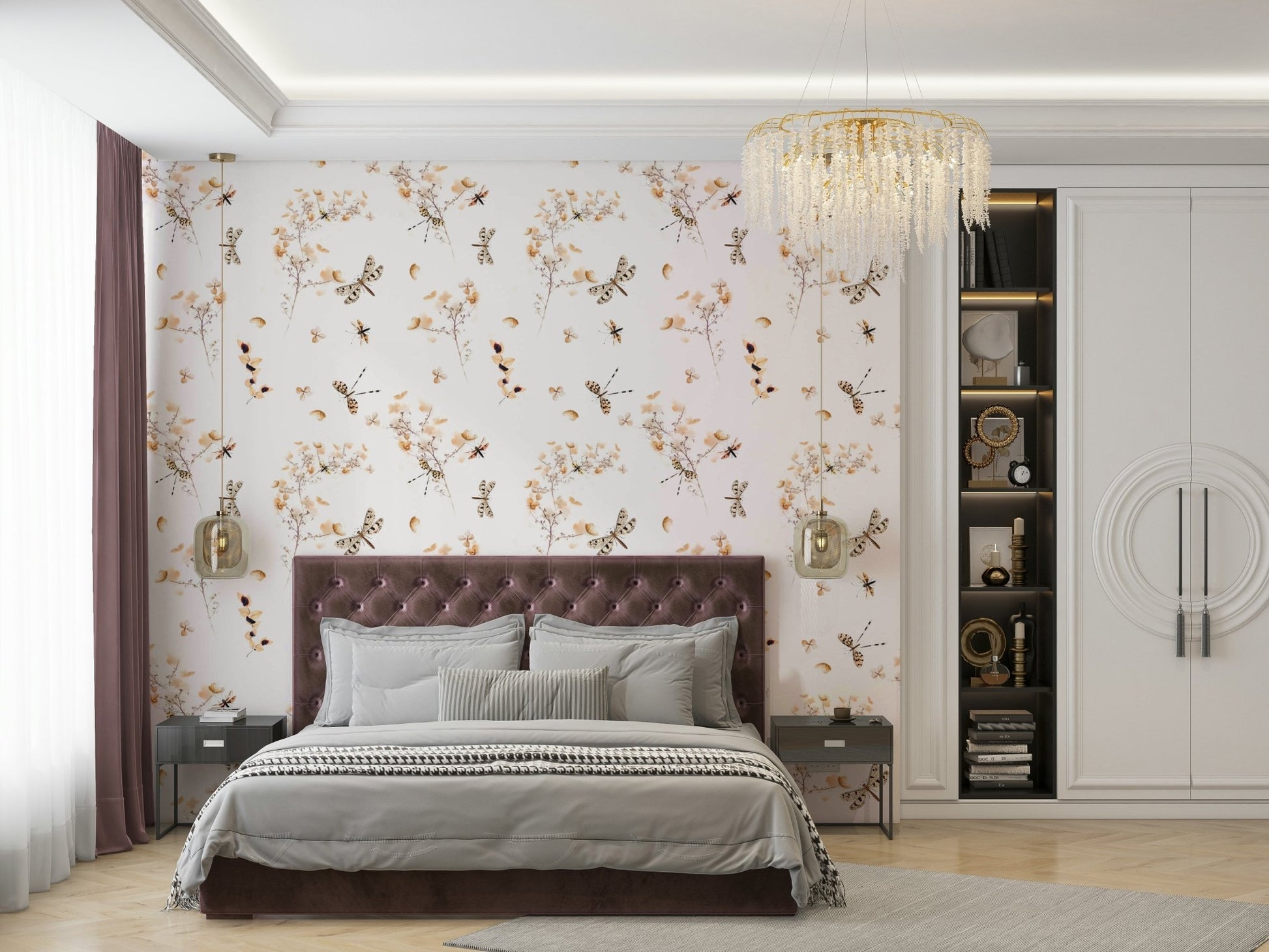 The colors are soft and gentle, with a mix of pastel shades.
