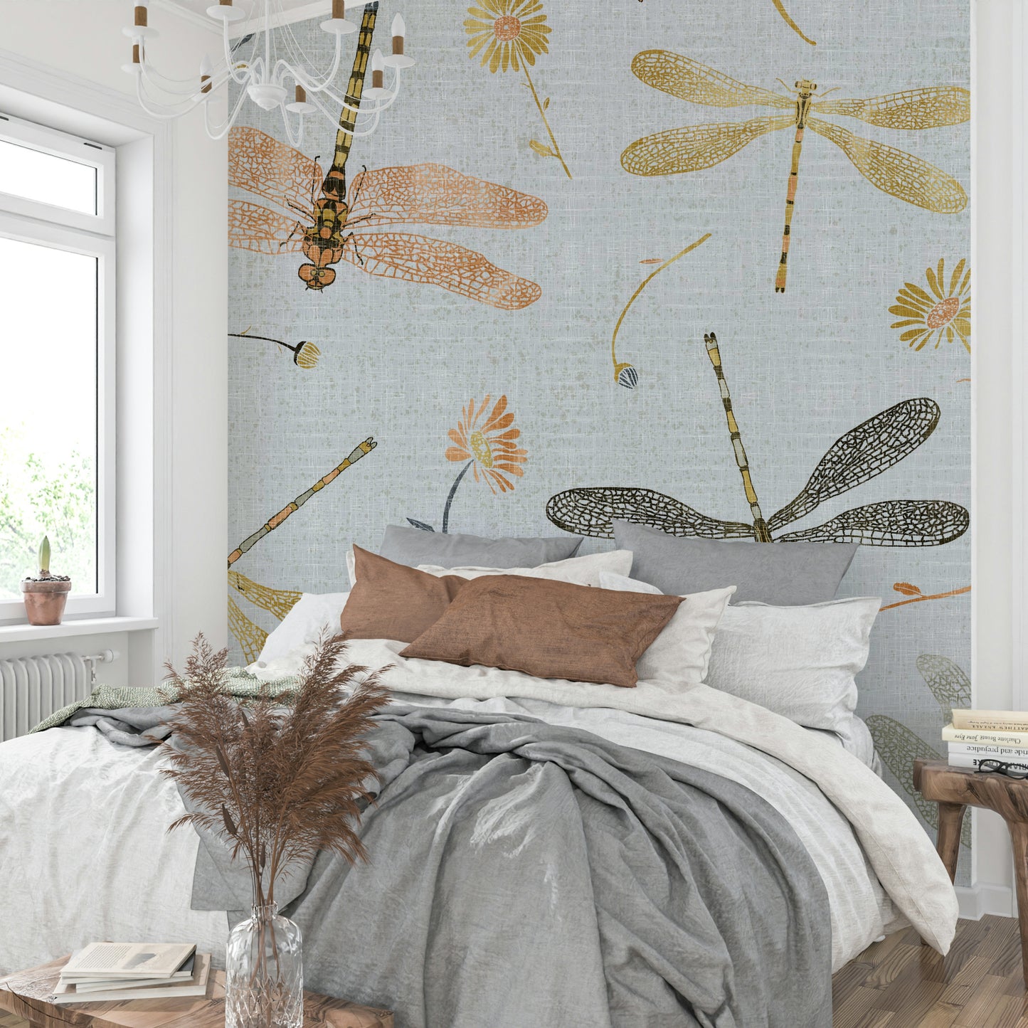 Artistic dragonfly wallpaper
