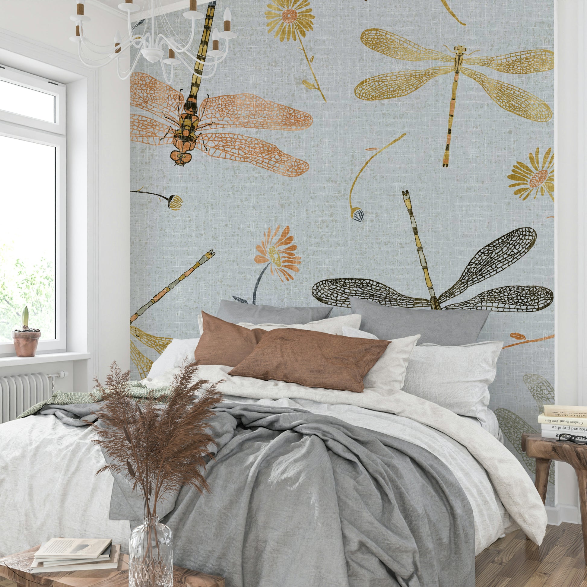 Artistic dragonfly wallpaper
