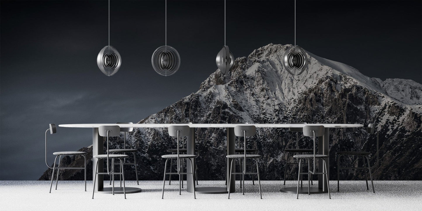 Snow-capped mountain wall mural B915
