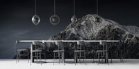 Snow-capped mountain wall mural B915
