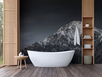 Dramatic snowy mountain wallpaper view
 B915