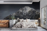 Alpine mountain wallpaper with snow B915
