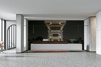 The architecture has a classic, timeless feel.

