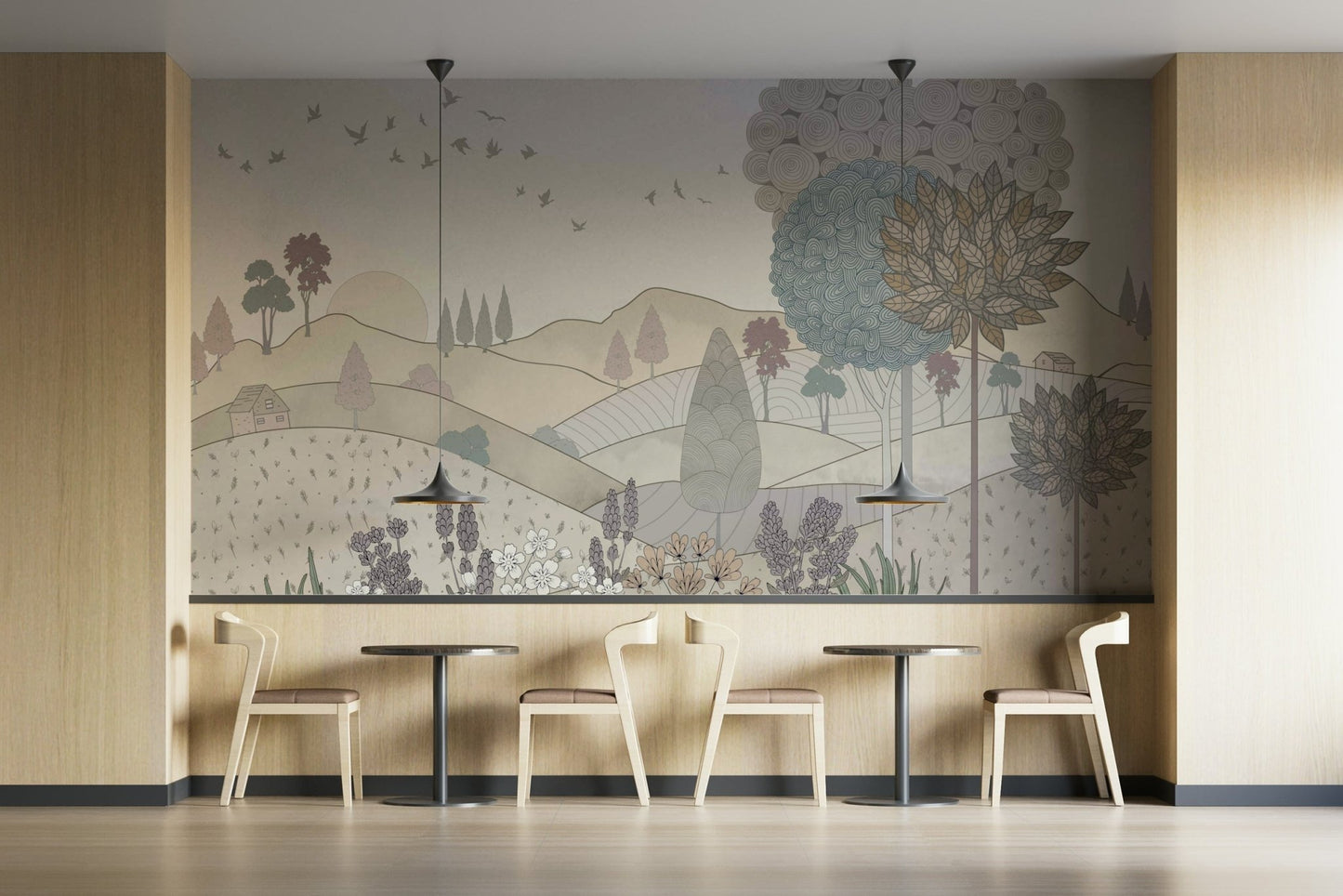 The composition is balanced and uncluttered.

