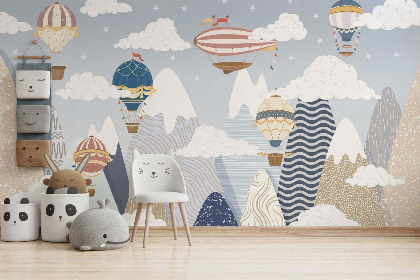 The design is suitable for a child's room or a calm space.

