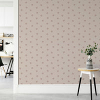 Dreamy birds in flight on shell pink wallpaper backdrop GD533

